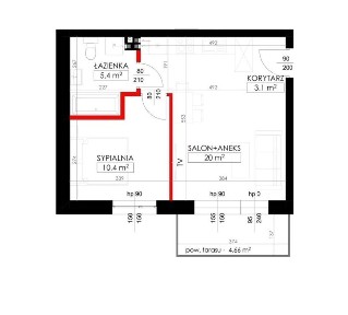 Słoneczne dwa pokoje w kameralnej inwestycji