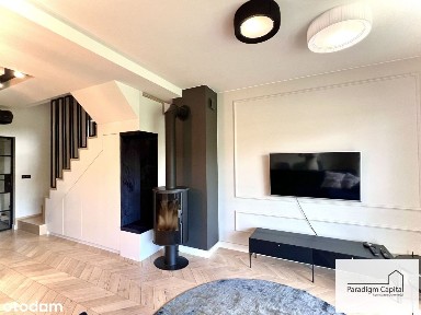 Nowoczesny dom w zabudowie bliźniaczej - Kamienica, wysoki standard