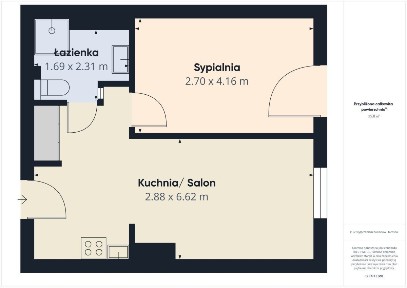 Kawalerka 36 m + miejsce postojowe + ogród 22 m2