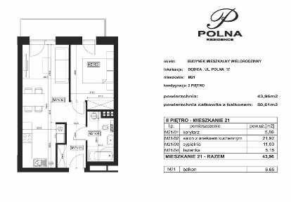 APARTAMENT M 21 na sprzedaż