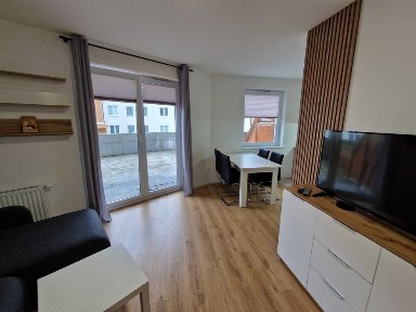 Mieszkanie nowe bud, wysoki standard/b.duży taras/m.postojowe