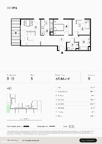P1 Mieszkania | mieszkanie 3-pok. | 312