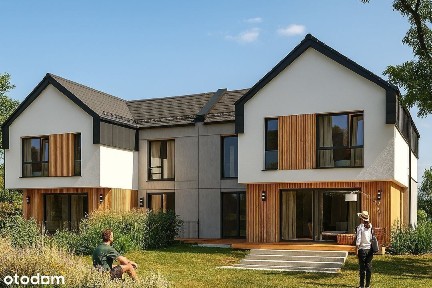 Nowoczesny bliźniak blisko Wieliczki - jakość, przestrzeń i spokój