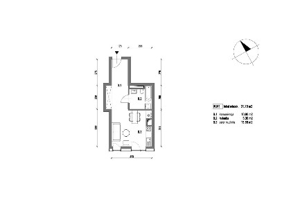 Westerplatte 5a | mieszkanie 1-pok. | IV.M1
