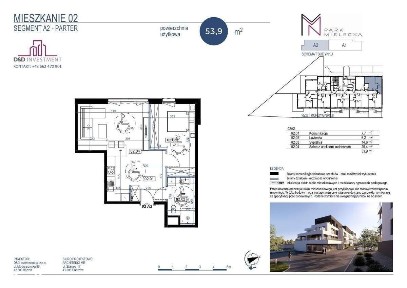 *PARK MIELECKA* 54m2, 2 pokoje!