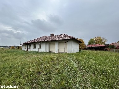 DOM W STANIE SUROWYM ZAMKNIĘTYM - KUNOWICE DZIAŁKA 2300 m²