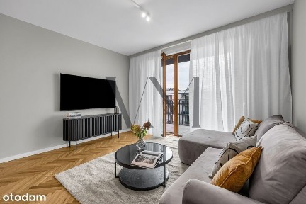 Nowoczesne mieszkanie 48 m2, Handelsmana, Wilanów.