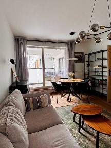 2 pokoje na Mokotowie od 01.11 (wysoki standard, taras, parking podz.)