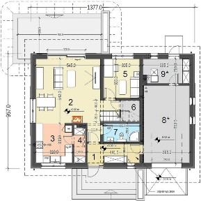Dom wolnostojący z widokową działką pod lasem, stan deweloperski
