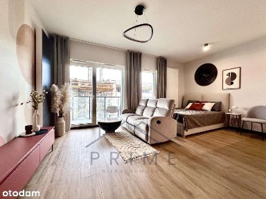 Nad Odrą-Ekskluzywna kawalerka z pięknym widokiem