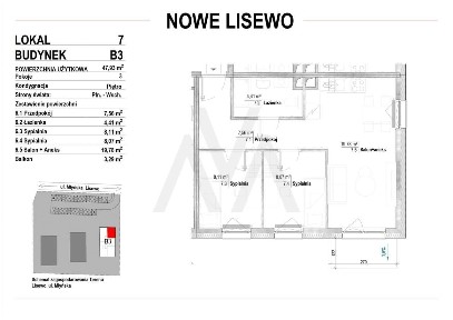 Mieszkanie - Lisewo Nowe Lisewo