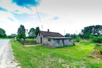 Działka 15ar z domem i stodołą Kacice Słomniki