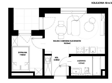 Bardzo widne 2 pok. w budynku z 2024 | 0% Prowizji