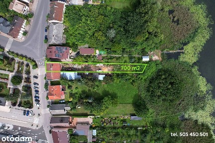 Połowa kamienicy, 136 m2, działka 700 m2 z dostępem do jeziora