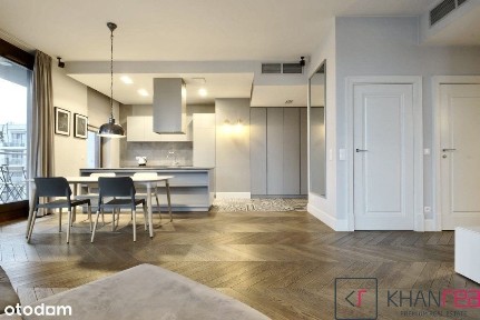 Nowoczesny apartament z tarasem, Powiśle