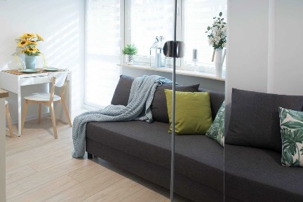 Piękne Studio z balkonem przy Rondzie Starzyńskiego/ ZOO/ Nusbauma 7