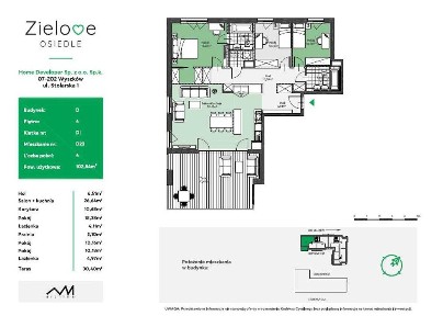 Sprzedam apartament OSIEDLE ZIELOVE