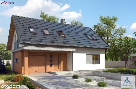 Dom na działce 8,4 ara - stan surowy otwarty