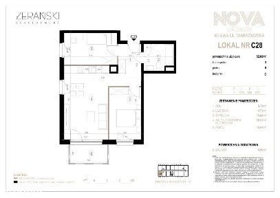 Nowe mieszkanie 3-pokojowe - Inwestycja Nova Warszawska, Mława