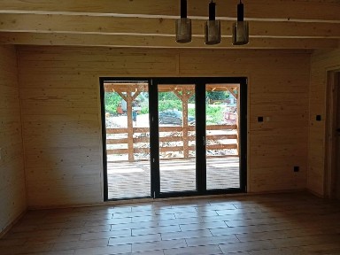 Dom drewniany,domek letniskowy vscałoroczny szkieletowy budowa montaż