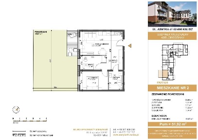 Mieszkanie nr 2 w Nowym Budynku Asnyka 41