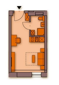 BEZPOŚREDNIO sprzedam garsonierę 23,32m2