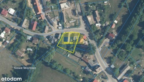 Przytulny dom na działce 1099 m2, Nowe Worowo