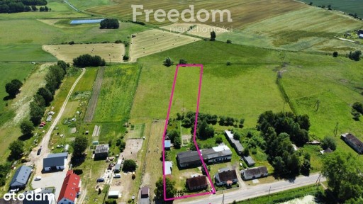 Dom z dużą działką i budynkami gospodarczymi