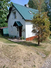 Dom całoroczny w borach tucholskich 20m od jeziora