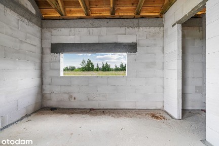 Nowoczesny dom parterowy z dużą działką