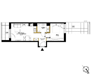 RABATY na 2 pok z tarasem i loggią! pełna infrastr