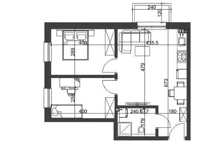 3 - pokoje idealne dla małej rodziny.