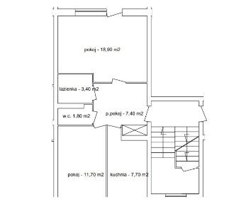 Mieszkanie 2-pokojowe 50,9 m², balkon, blok SM