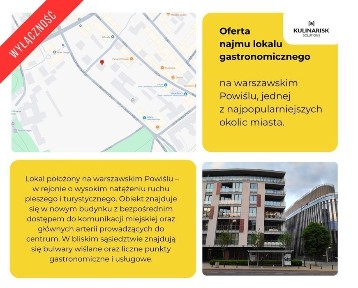 Wspaniały lokal na Warszawskim Powiślu - Perełka ! 170 m/2 + ogród