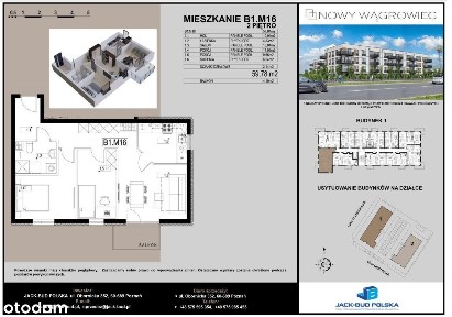 Nowy Wągrowiec B1.M31 - 2 Pokoje, Winda, Fotowoltaika