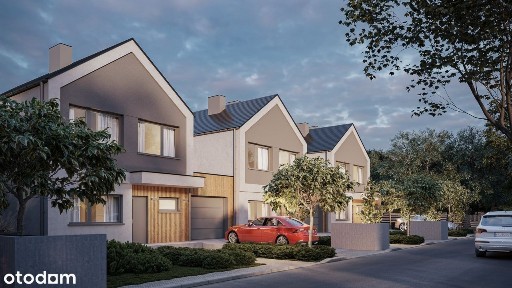 dom szeregowy premium, garaż na 2 auta, duży ogród