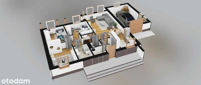 DOM W TRAKCIE BUDOWY NA DZIAŁCE 697 m2 - BRZEZIE KOŁO SULECHOWA