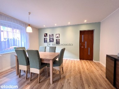 Przestronne mieszkanie z ogródkiem