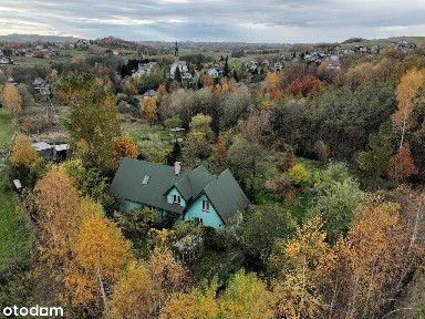 Budynek gospodarczy z potencjałem na widokowej działce 1 ha Złota