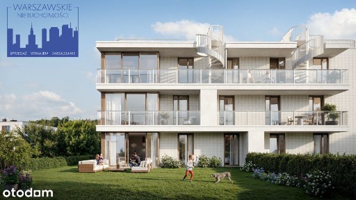 3 pokoje, 2 balkony, Kameralna Willa na Mokotowie