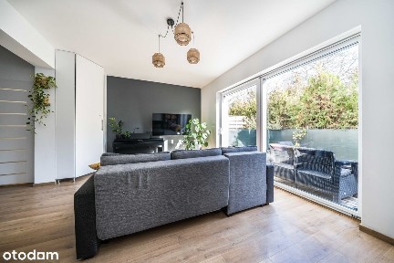 Nowoczesny segment z ogródkiem - cisza i zieleń, Poznań Podolany