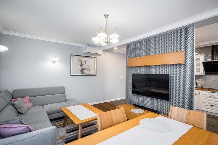 Prądnik Biały. Nowoczesny, wyposażony 3-pokojowy apartament. Nowy blok