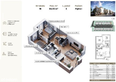 85 m2 Apartament 2 poziomowy z tarasem 50m2!