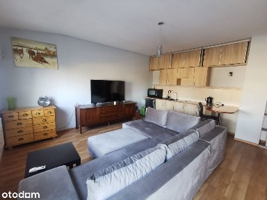 Mieszkanie z dużym balkonem u podnóża góry Ślęży.