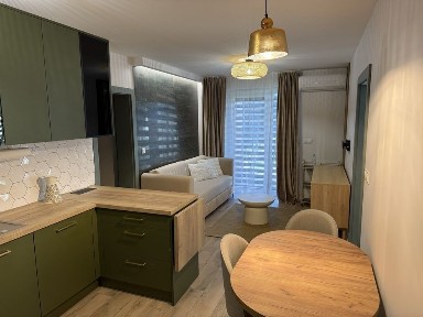 Apartament 42m2 wysoki standard, parter, podwórko