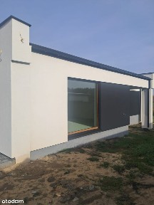 Nowoczesny dom w zabud. bliźn. - 91 m², stan deweloperski, Chełmce