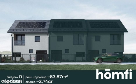 Wiązownica| Dom w zabudowie szeregowej 85,37 m²