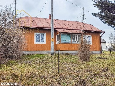 Dom Drewniany, stodoła, stajnia, działka 2 ha
