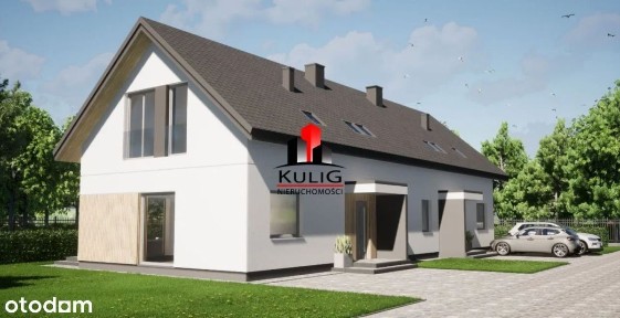 Niepołomice dom bliźniak 4 ar działka pow.111m2
