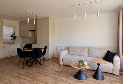 Dom z garażem w zabudowie szeregowej